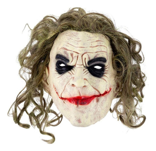 Mascara Latex Halloween Cosplay Joker Guason Batman 