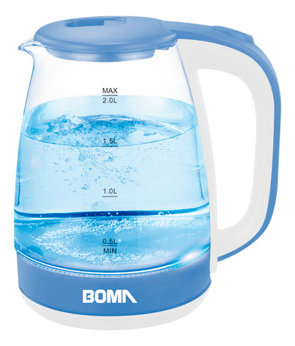 Jarra Electrica Grande 2.3 L Boma Inox 1500w Automatica Dimm