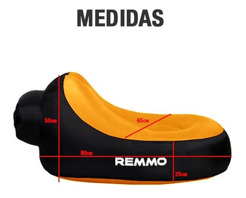 Imagen 3 de 9 de Sillon Sofa Puff Inflable Camping Playa Jardín Bag Colores