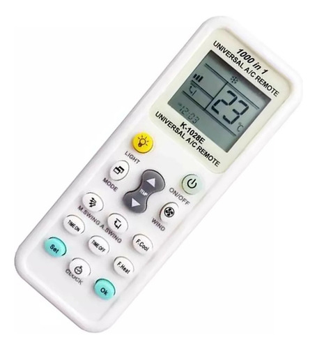 Control remoto aéreo universal Agratto ECST12FR4-02 Split