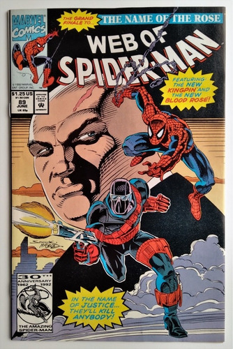 Web Of Spiderman 89 Marvel Comics 1992 Alex Saviuk