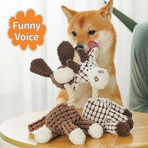 Para Dog Toys, Juguete De Peluche Immortal Squeaker Para