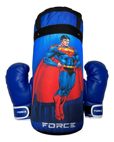 Kit Saco Boxeo Multidiseños + Guantes Para Niño, (infantil)