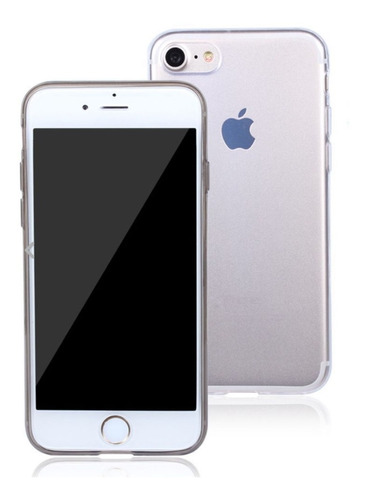 Carcasa Para iPhone 7 / 8 Transparente Blanda, Cubre Bordes