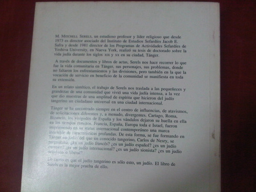 Hebreo Los Judios De Tanger En Los Siglos 19 Y 20