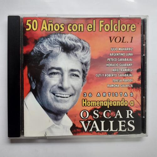 Cd Original - 50 Años Con El Folklore - Vol.1 (oscar Valles)