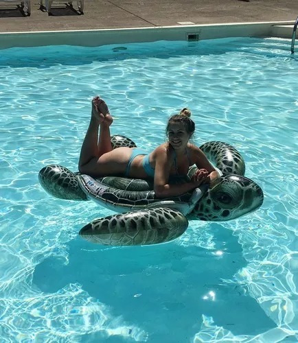 Inflable En Forma De Tortuga Para Alberca Intex Verde 57555 Verde