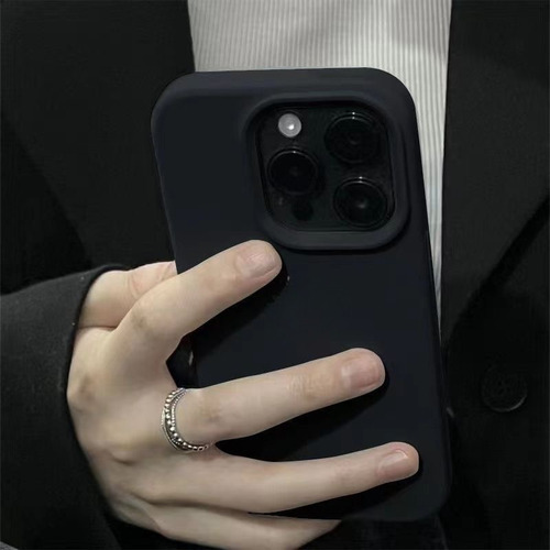 Funda Capa Square Black Logo Funda De Silicona Suave Mate Para iPhone 6s 7 8 Plus X Xr Xs Max 11 12 Pro Max