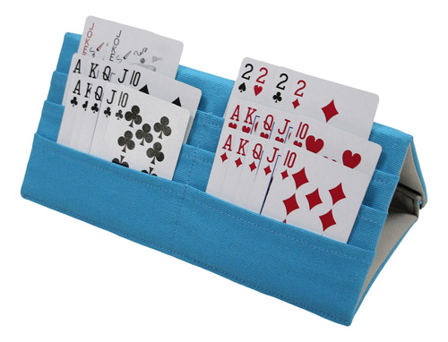 Tarjetero Plegable Para Jugar Al Póquer, De Poliéster, Canas