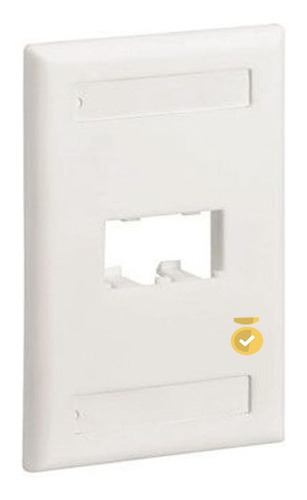 Faceplate Panduit Blanco 2 Puertos Pan-net