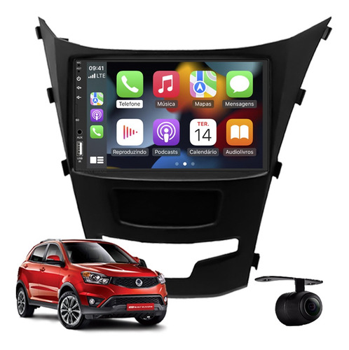 Central Multimidia Android Auto Ssangyong Korando 2014 2015