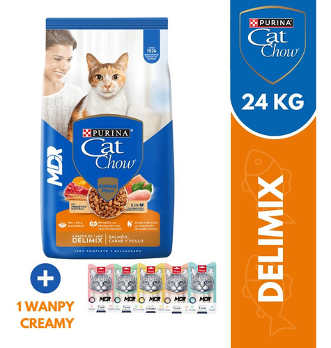 Cat Chow Adulto Delimix 24kg | Solo Stgo | Mdr