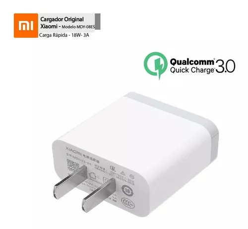 Cargador Xiaomi 18W Carga Rapida