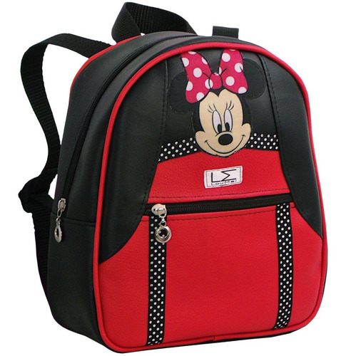 Imagen 2 de 2 de Bolso Morral Minnie De Semicuero