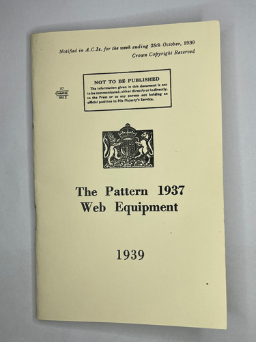 Manual Accesorios Britanico Segunda Guerra Original