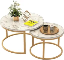 Comprar Juego De Mesas De Centro Scandi Home Redondas Color Beige