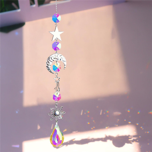Aaa 2 Candelabro Wind Chimes Prismas De Cristal Colgante