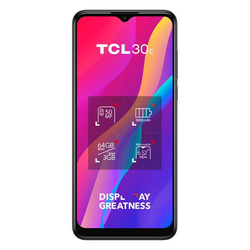 Imagen 4 de 6 de TCL 30E 64 GB space gray 3 GB RAM