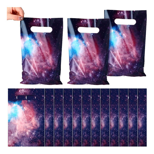 Zonon 50 Packs Galaxy Party Favor Bags Candy Favor Bags Good