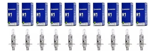 Kit Lâmpada Gauss 12v H1 55w Halógena - 10pçs *