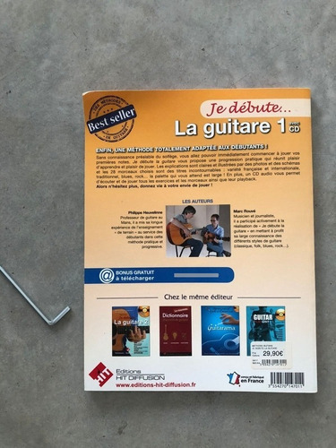 Libro La Guitare 1 En Francés Metodo Para Aprender Guitarra