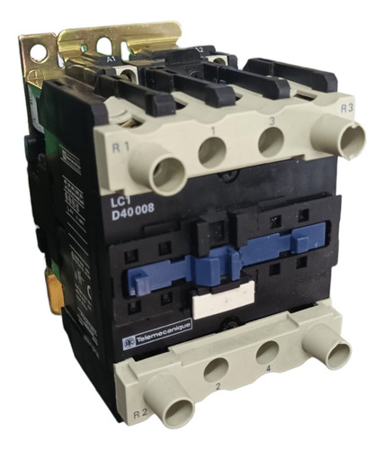 Contactor Telemecanique Lc1d40008 4 Polos 60a, Bobina 220v