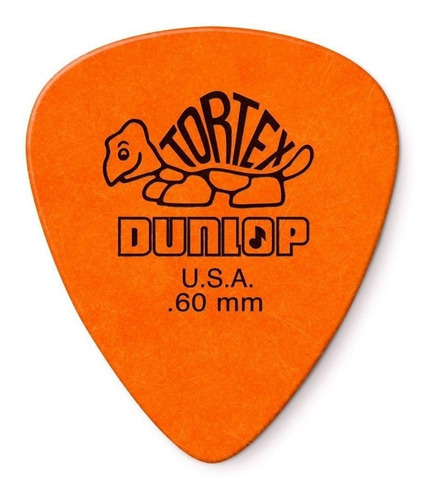 Paquete de lengüetas Tortex Dunlop de 0,60 mm con 72 piezas