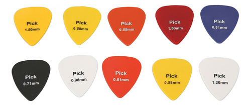 Juego De Púas De Guitarra Abs Frosted, Portátil, Antidesliza