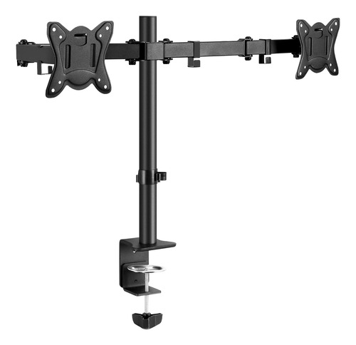 C-mounts Dual Monitor Desk Mount Easily Set Upfully Adjusta