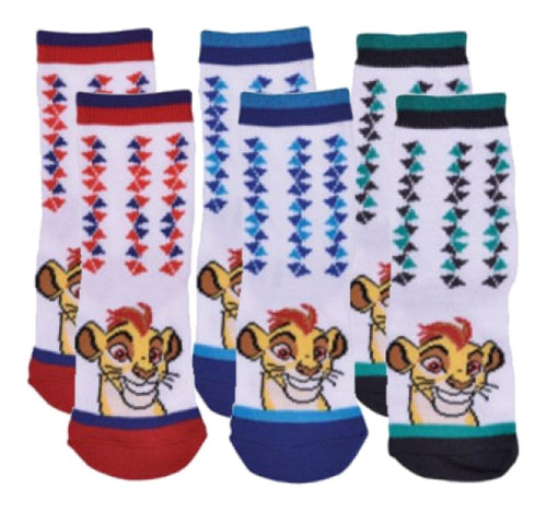 Pack 4 Pares De Medias Disney Guardia Del Leon Footy Manias