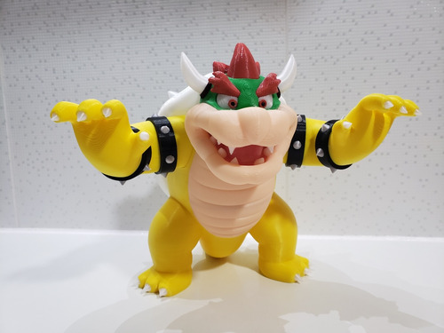 Figura Bowser Impresa 3d