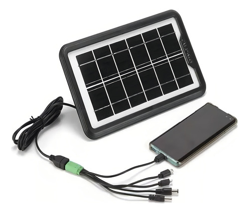 Painel Solar Carregador Portátil 3w Usb Multiuso