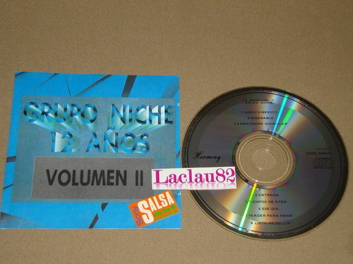 Grupo Niche 12 Años Vol 2 - 1993 Harmony Cd Cumbia Salsa