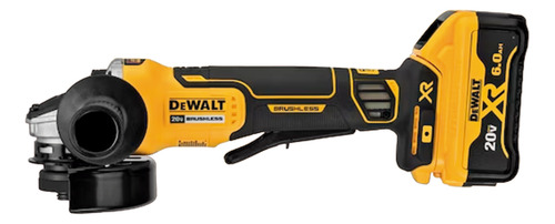 Pulidora 4.5 20v Brush 2bat 5ah Pwst/cargador Color Amarillo