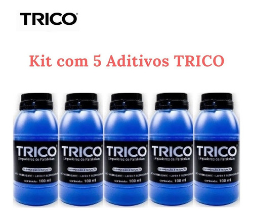 Imagem 1 de 4 de Limpa Vidro E Para-brisa Trico Kit Com 5 Unidades