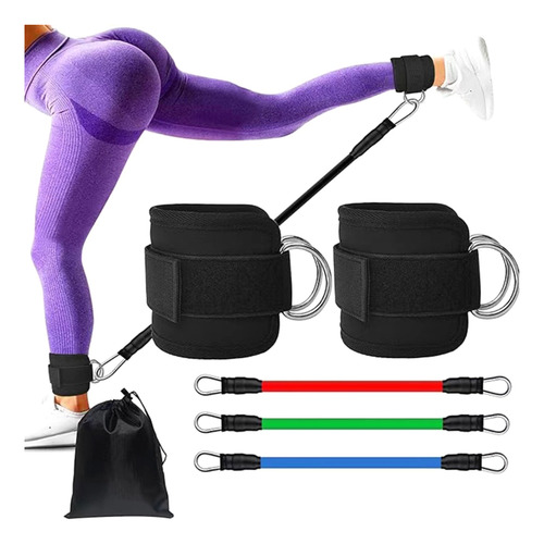 Set De Correas (bk), Tobilleras Con Puños, Equipo De Entrena