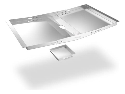 Grease Tray For Gas Grill, Adjustable Stainless Steel G...