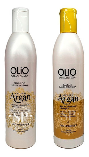 Kit Olio Shampoo + Acondicionador Aceite De Argán
