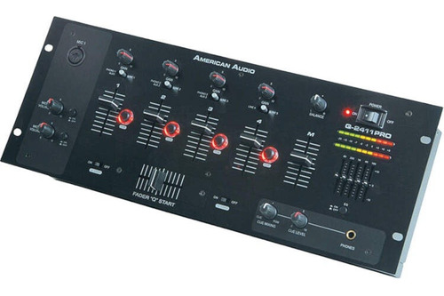 American Dj Audio Q-2411 Pro 4-channel Dj Mixer