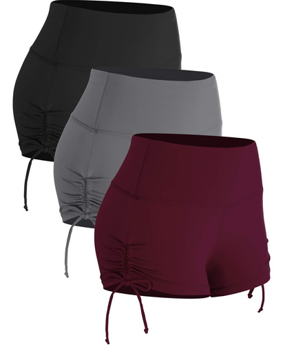 Cadmus - Pantalones Cortos Atlticos Para Mujer, Paquete De 3