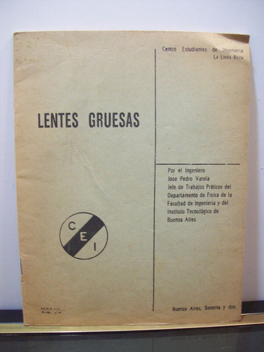 Adp Lentes Gruesas Jose Pedro Varela / Ed. La Linea Recta