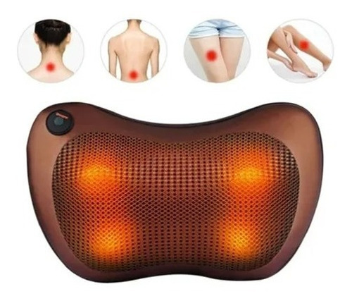 Cojín Masajeador Eléctrico Almohada Cojín Lumbar Cuello Pier