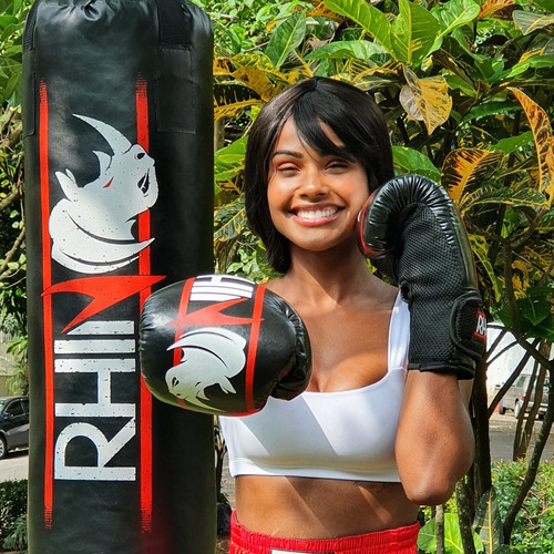Imagem 6 de 10 de Kit Treino Boxe - Luva Boxe, Bandagem Elástica, Bucal, Bolsa