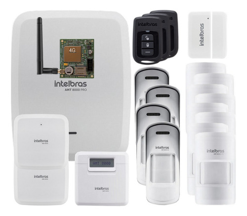Alarme Wi-fi Intelbras Amt 8000 Pro Sensor Interno Externo