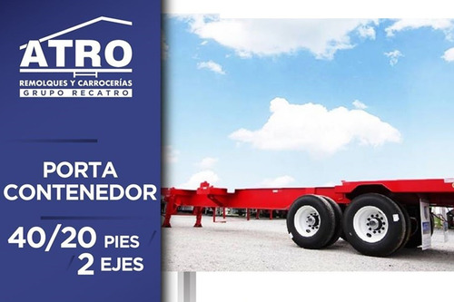 Imagen 1 de 12 de Atro Remolques Portacontenedor Cuello 40 Pies Highcube 2022