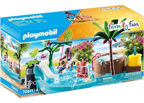 Playmobil Piscina Infantil Con Tobogán