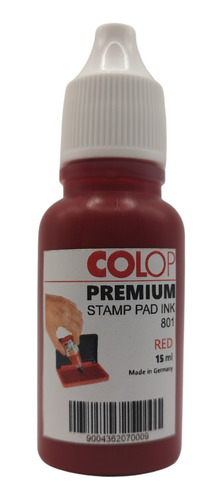 Tinta Para Sellos Autoentintables Colop Premium 801 15ml