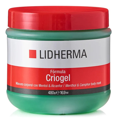 Lidherma Criogel X 480 Gel Frio Reductor Afirmante Antiedema