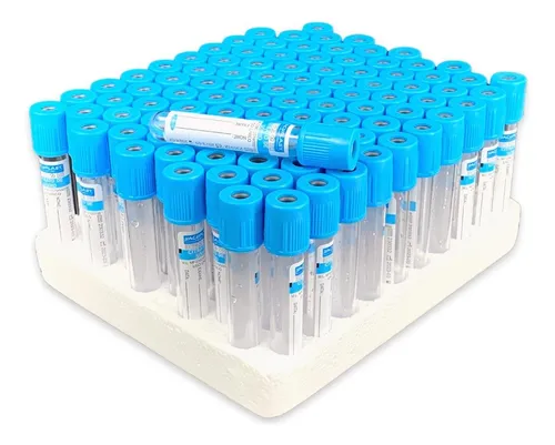 comprar Tubo Tampa Azul 3,6ml Citrato De Sódio Coleta Prp Prf 100un