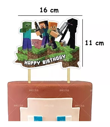Pack Decoración Cumpleaños Globos Minecraft - Globifiesta - $ 16.980